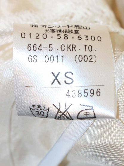 トッカ CKRTOGS0011 ワンピース XS アイボリー レース ITZNW1MBU552