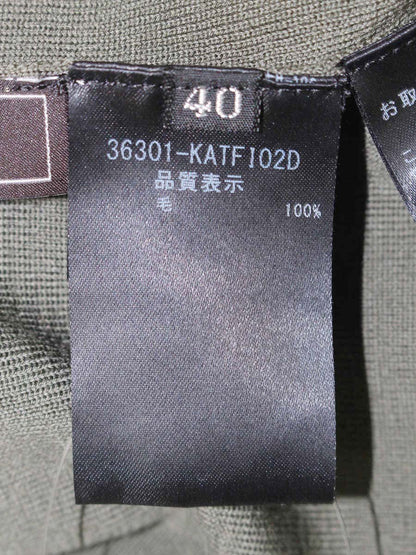 フォクシーブティック Knit Tops 36301 ニットセーター 40 カーキグリーン ITOW0JUU0DHF
