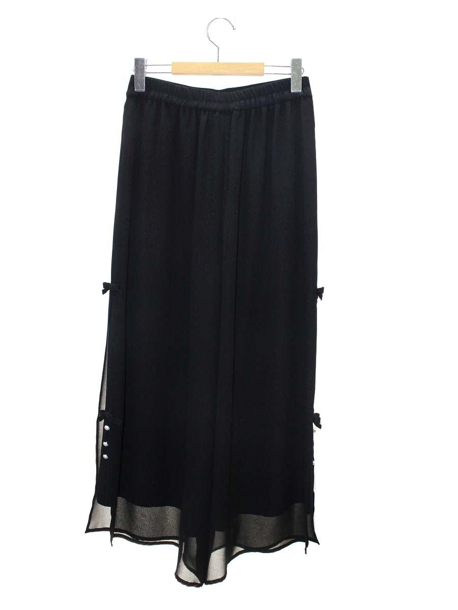 エムズグレイシー 216316 シアーパンツ 38 ブラック IT7ZVLV291BS