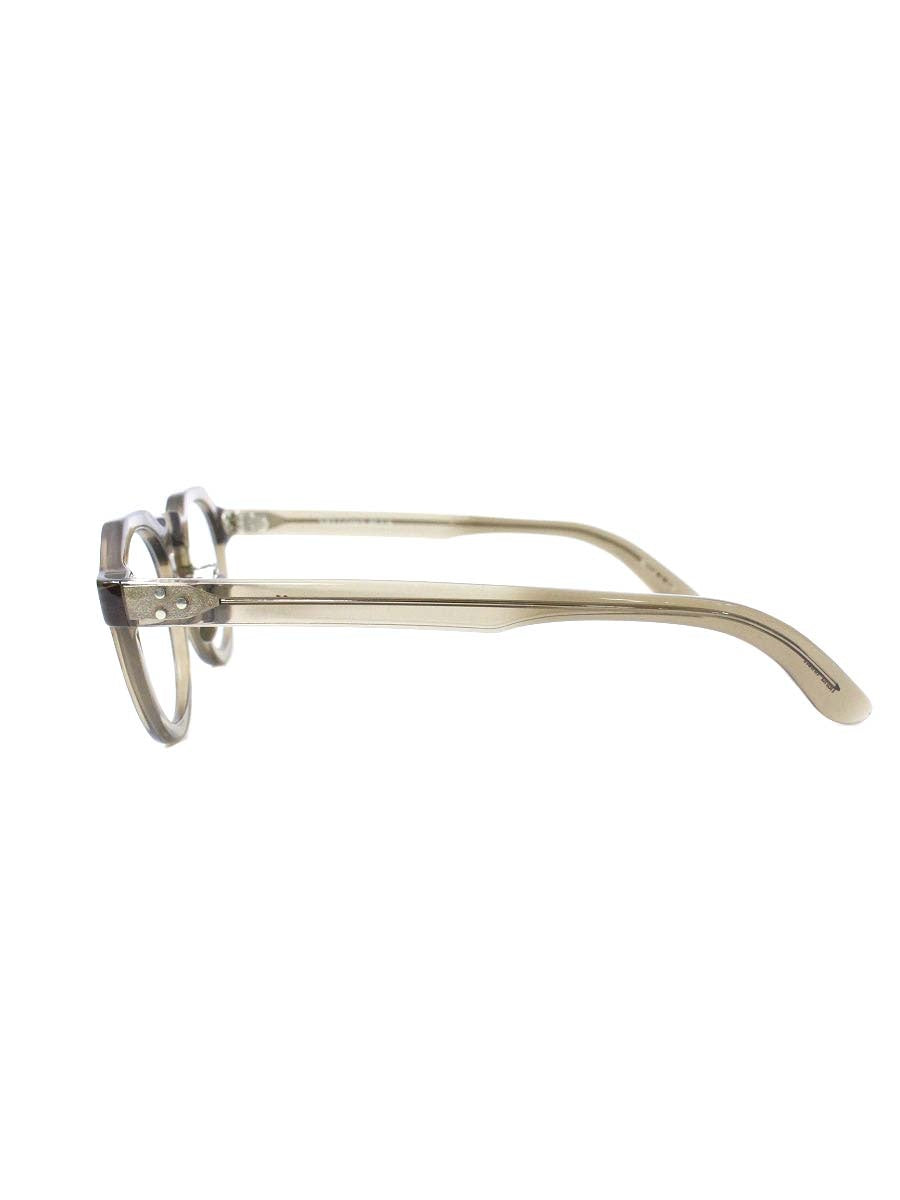 イエローズプラス BECCA C 534 メガネ ブラウン クリア セルフレーム フルリム クラウンパント ITOUNAO1AMCG