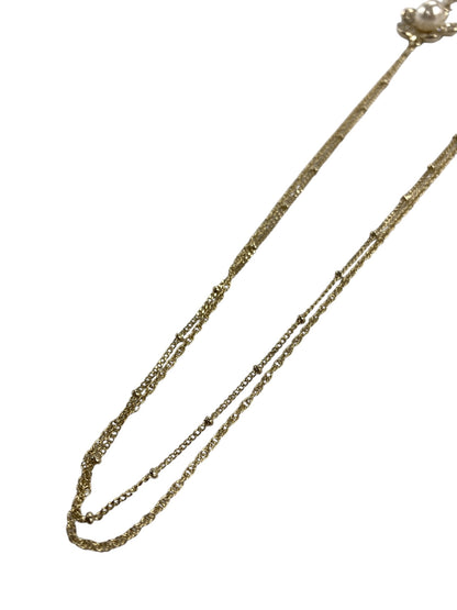 ルネ ネックレス ゴールド パール フラワー ビジュー ITDSAAG3HMW0