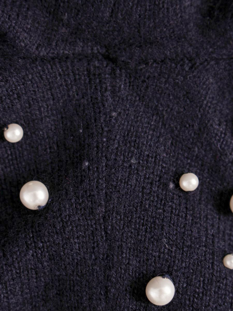 フォクシーブティック Cardigan perle 34871 カーディガン 38 ネイビー IT3M5Z7YWKNO 【SALE】