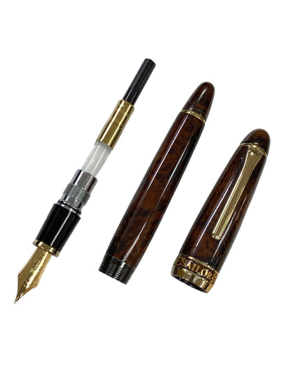 セーラー 万年筆 創立80周年記念 プロフィット80 ブライヤー ブラウン M 18K ITLKSKZS0WTK