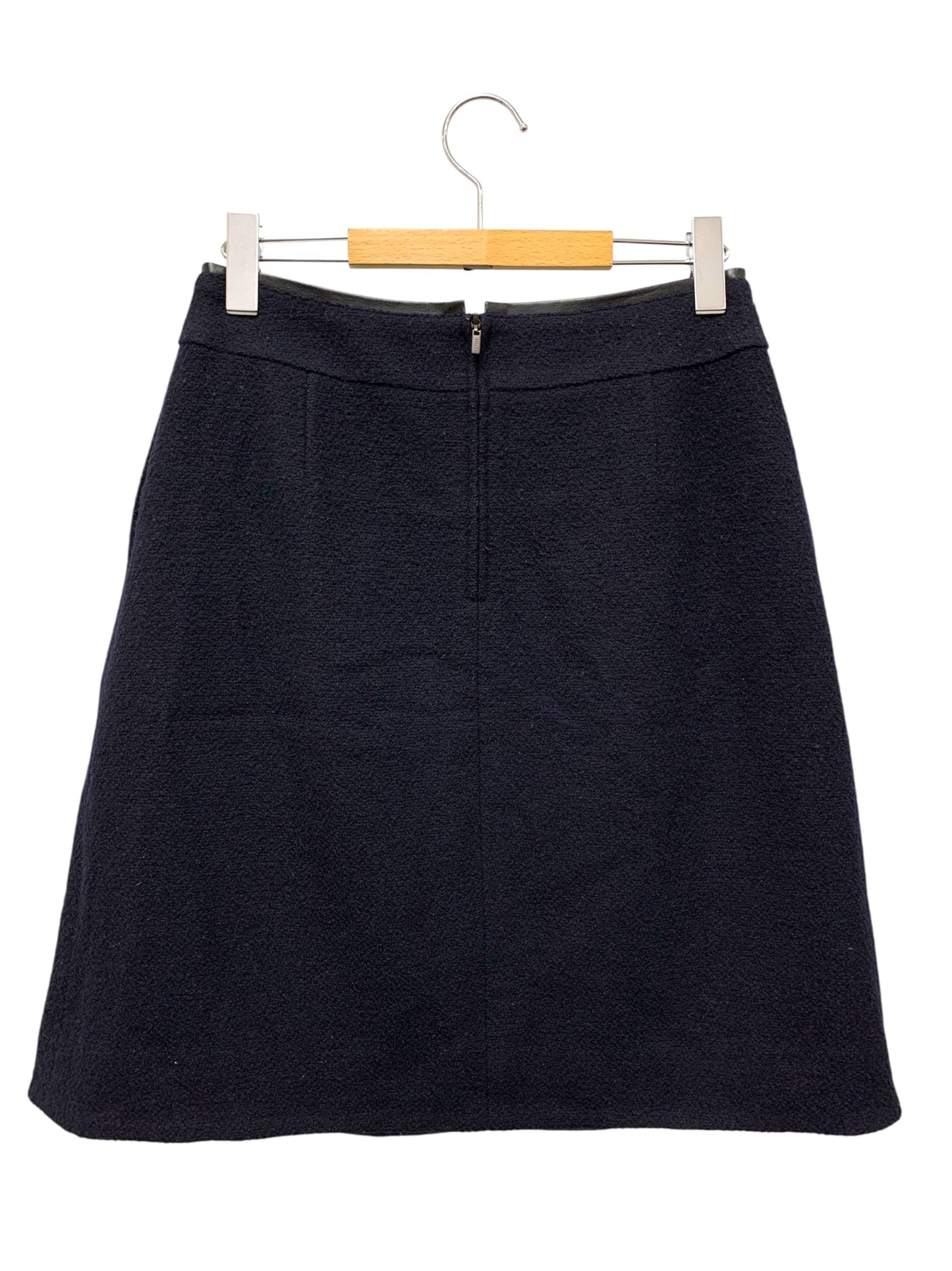 フォクシーブティック Powder Tweed 40423 スカート 40 ネイビー ITX2SY41A0K0