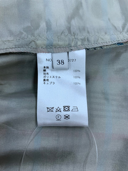 エブール 3710603264 ワイドパンツ 38 グレー チェック ITWSV1AOWHUY