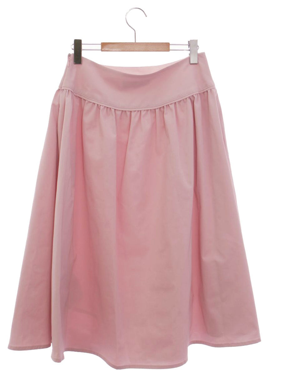 エムズグレイシー ギャザーフレアーエレガントスカート 217107 スカート 40 ピンク ITB1D5G5AXUQ