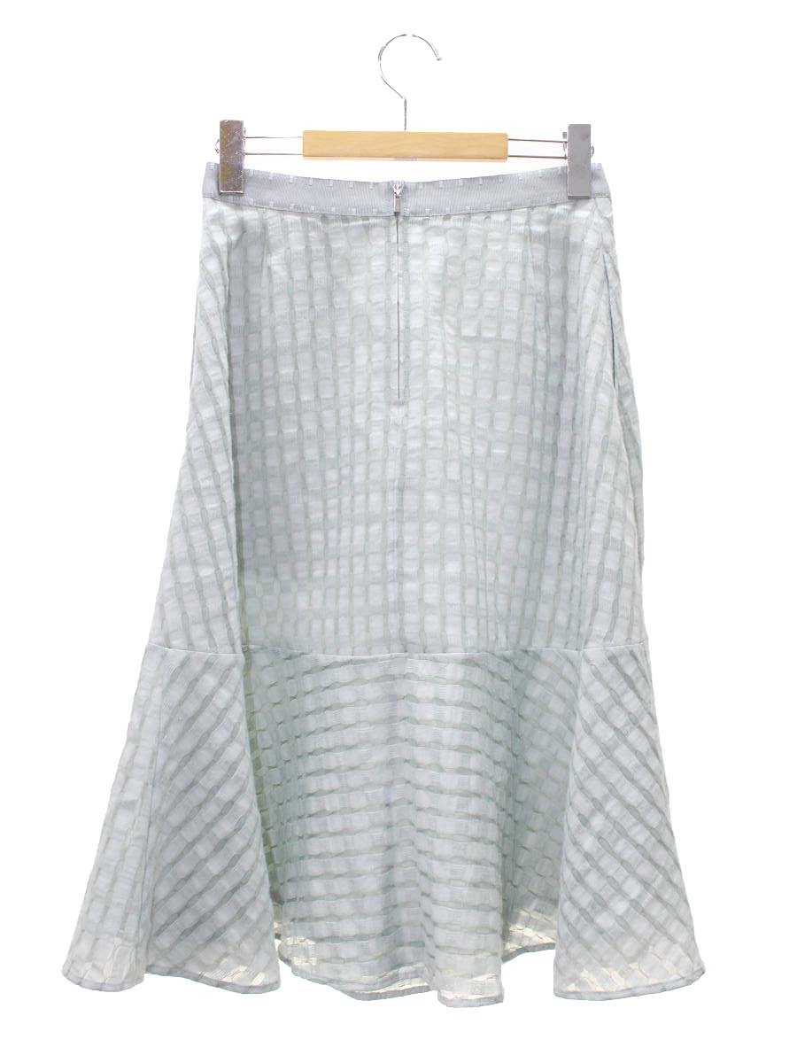 フォクシーブティック 38165 スカート 38 グリーン チェック IT1L8PSYZQI8