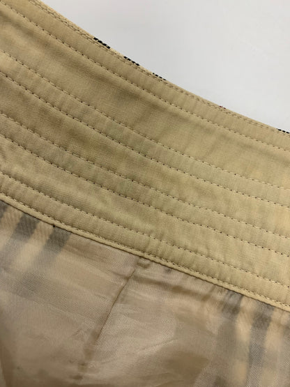 バーバリーブルーレーベル FX525-116 スカート 38 ベージュ 巻き チェック柄 ITZ13GR8ZOCG