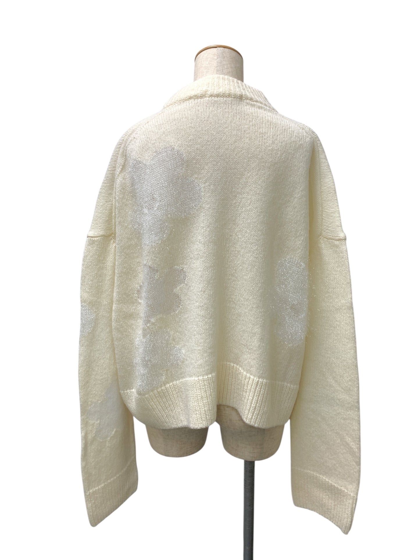 セシリーバンセン UBERTA PULLOVER 6513-343-1113 ニット アイボリー ITVTT41FBJ6S