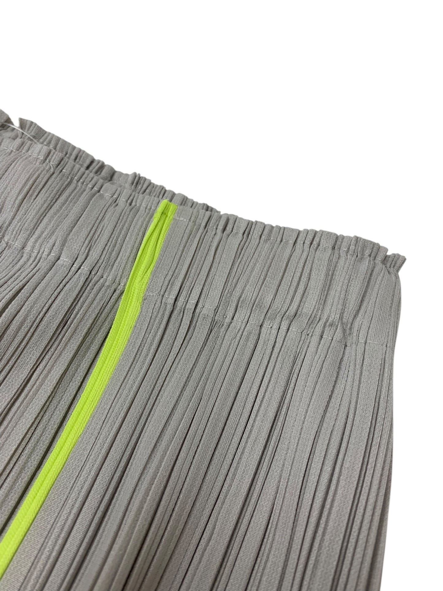 プリーツプリーズイッセイミヤケ PP21-JF492 パンツ 3 シルバー ITA3LXF1LMIO