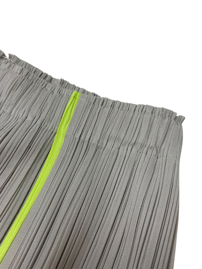 プリーツプリーズイッセイミヤケ PP21-JF492 パンツ 3 シルバー ITA3LXF1LMIO