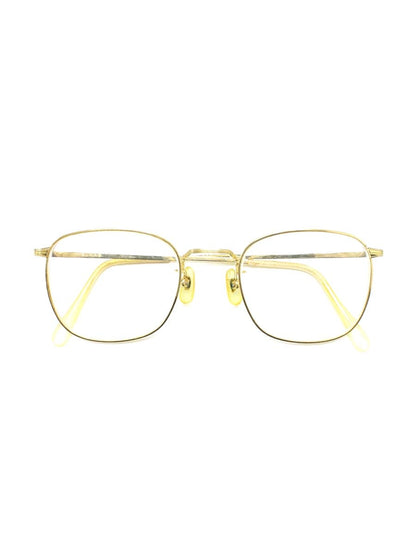 白山眼鏡店 2B4 メガネ ゴールド メタルフレーム ボストン IT2DFPO0OLE6 【SALE】