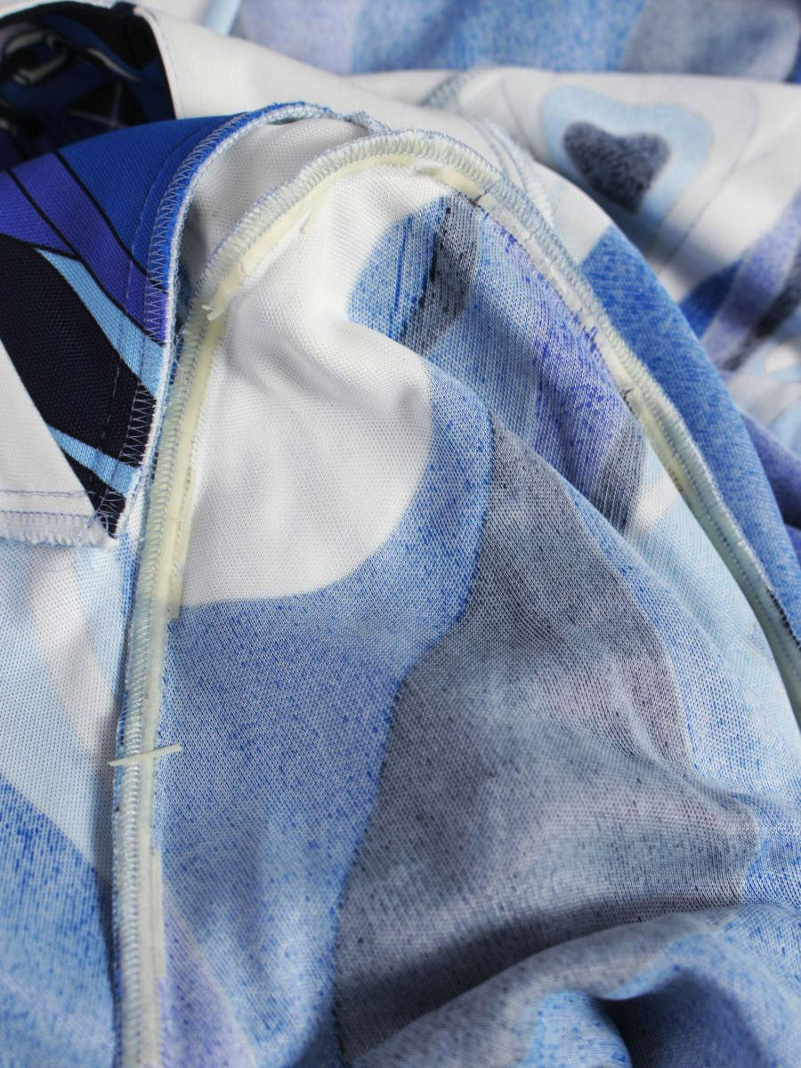 エミリオプッチ 11RL70 ワンピース 36 ブルー ITXIZCYMFKS8