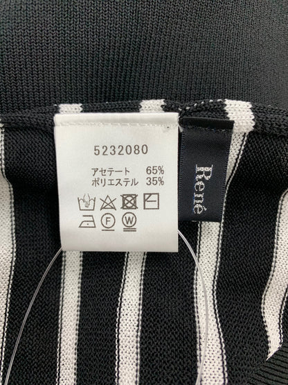 ルネ 5232080 ポロシャツ 36 ブラック ボーダー パフスリーブ IT20HY4GLVJ4 【SALE】