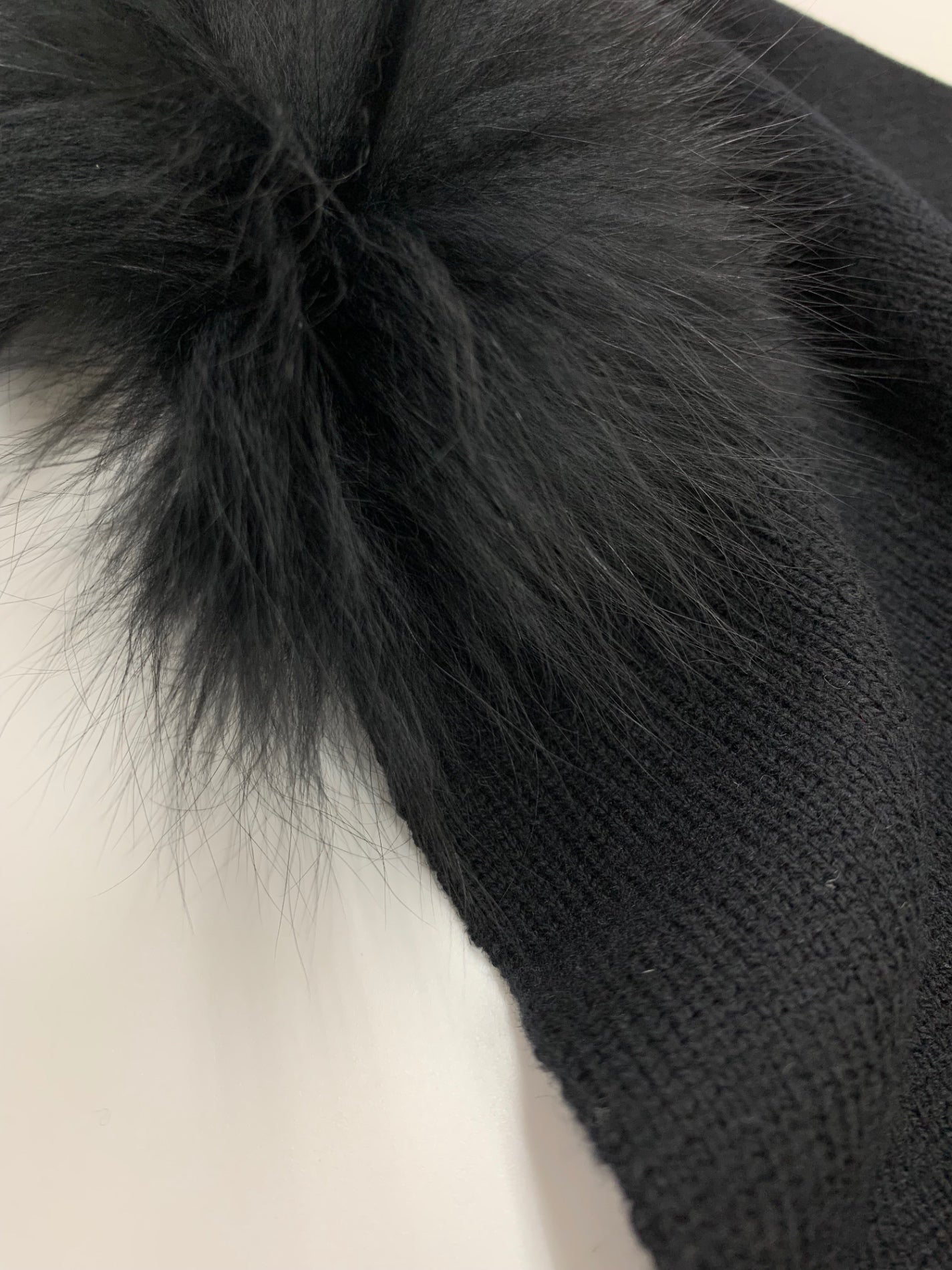 エムズグレイシー 996505 ショール ブラック ストール フォックスファー フード ITHN8DE53QJU