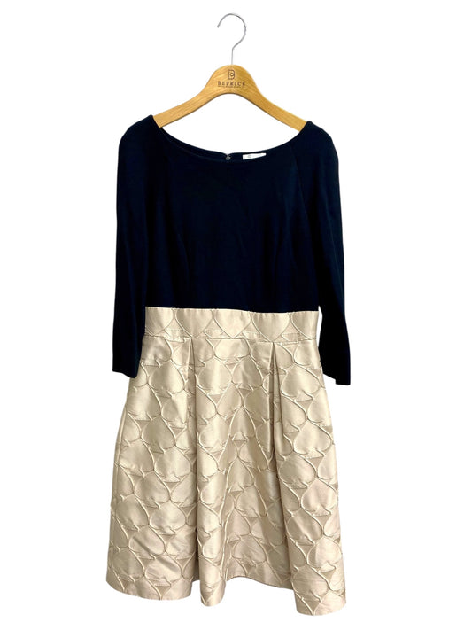 トゥービーシック W5J51-803-40 ワンピース 40 ベージュ スペード柄 IT4RMOQ8RD3W