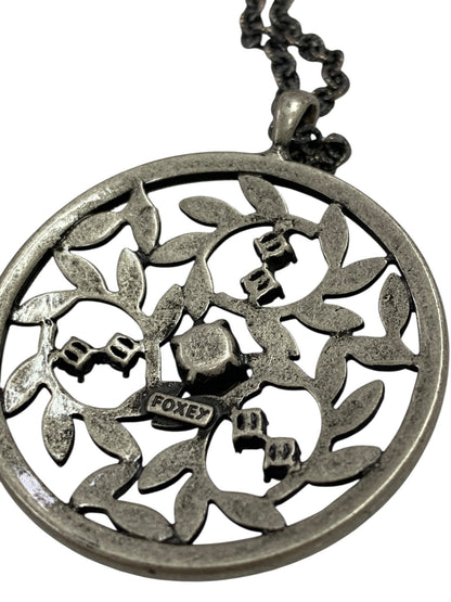 フォクシーブティック NECKLACE CRYSTAL MOON 25772 ネックレス シルバー ITST72YFTI4C