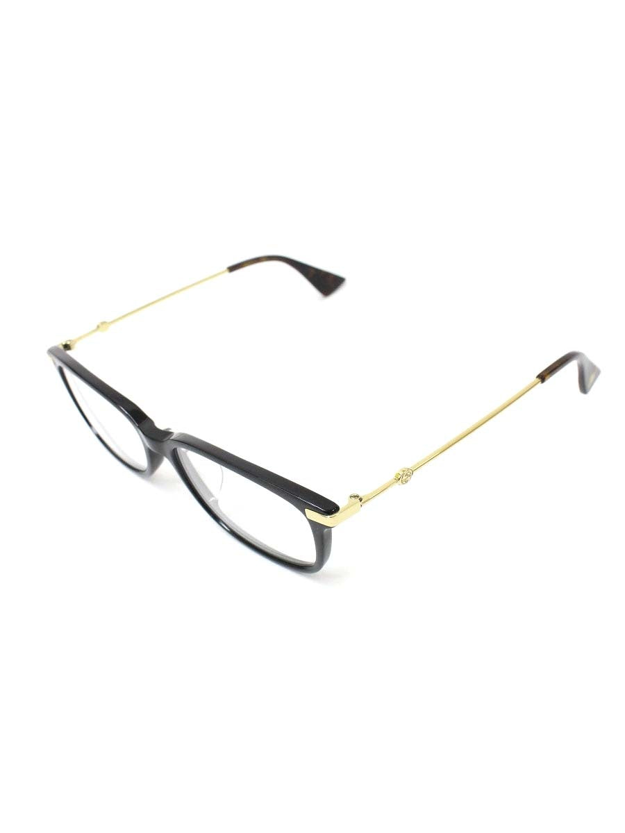 グッチ GG0112OA メガネ ブラック コンビフレーム フルリム スクエア ITBA0155SB7O 【SALE】