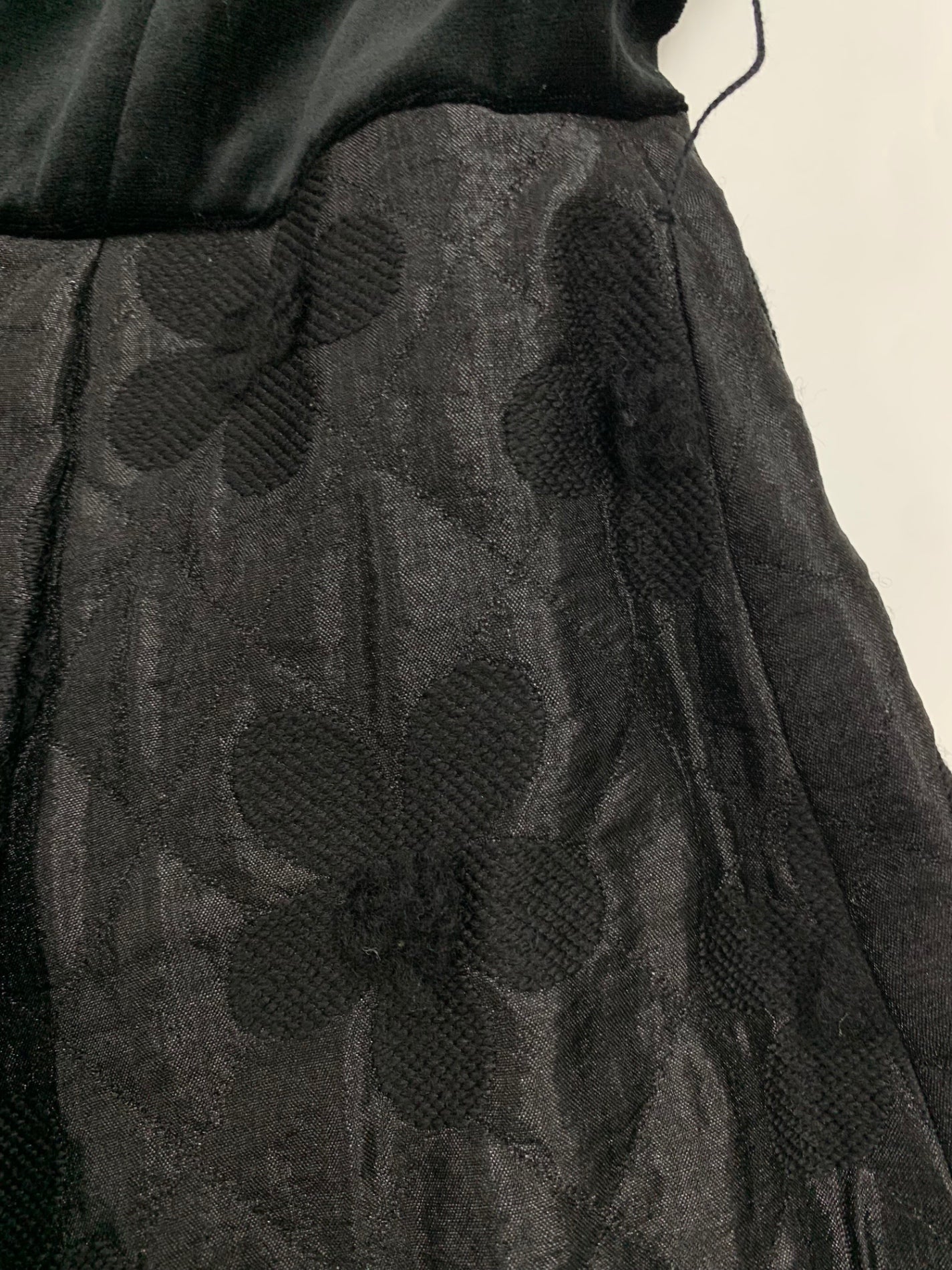 エムズグレイシー 821555 ワンピース 40 ブラック 花 リボン IT32NFGHHCVI 【SALE】