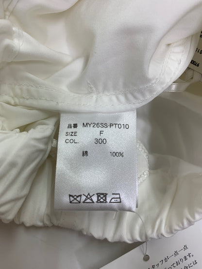 マイラン Short Pants MY26SS-PT010 ショートパンツ F ホワイト 26SS IT5I3X85R9XS