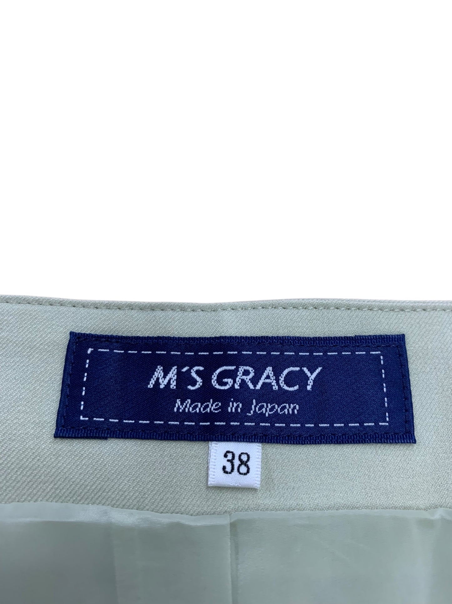 エムズグレイシー リボン付きサロペット 516116 パンツ 38 グリーン IT2TSZ91TA3E 【SALE】