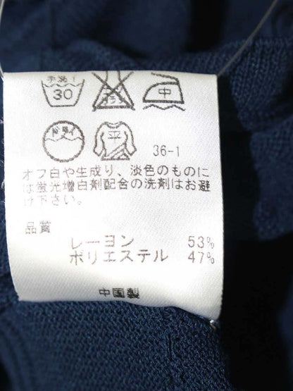 トッカ CKRTOGS0230 ニット M ネイビー ティアード フリル ITFFS5X9QUPC