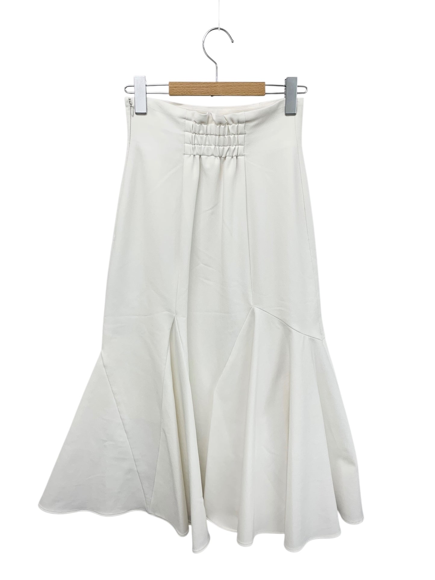 セルフォード CWF231057 スカート 36 ホワイト ウエストギャザー フレア ITECZL4M6O40
