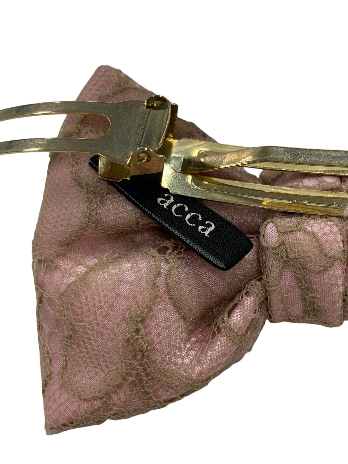 アッカ バレッタ ピンク ヘアアクセサリー リボンモチーフ ITXDL8QJWH2O