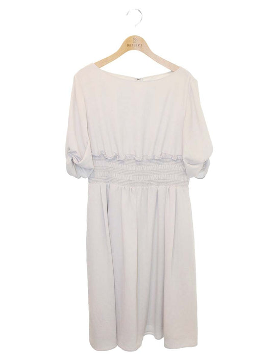 トッカ OPTOKM0450 ワンピース 4 グレー ウエストギャザー パフスリーブ ITLKK9VNMJOK