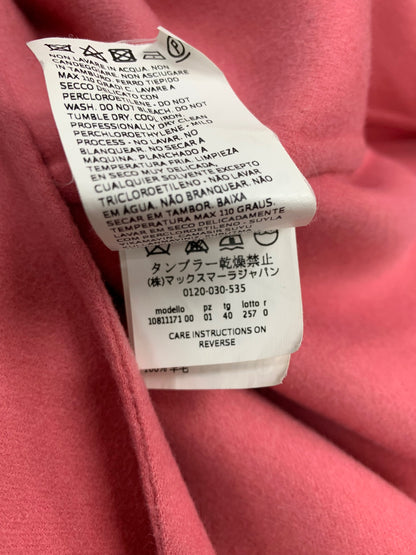 マックスマーラ マニュエラ アイコン コート 1811171 40 ピンク ITXOGG11OAAJ