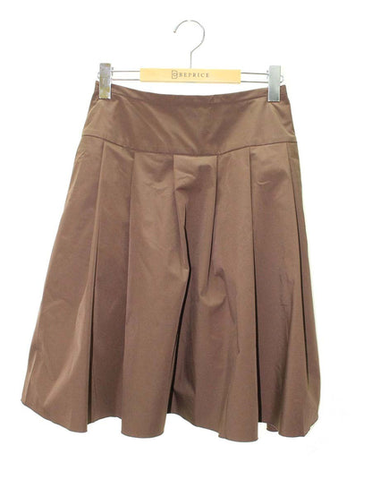 フォクシーニューヨーク 30725 スカート 40 ブラウン フレアー SP品 ITV3VGH76J4C