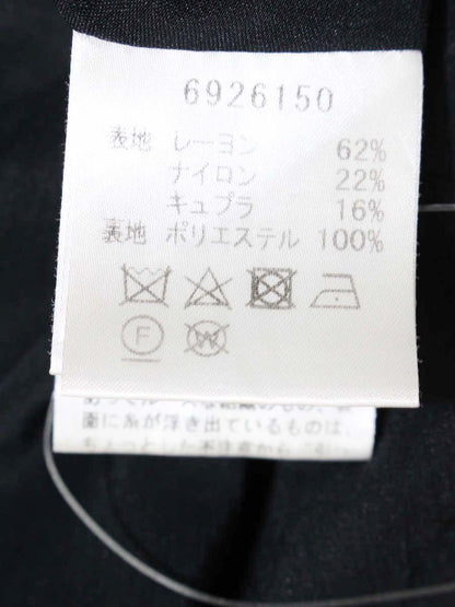 ルネ 6926150 ワンピース 38 ブラック ウエストギャザー ITZOHEL69XPW