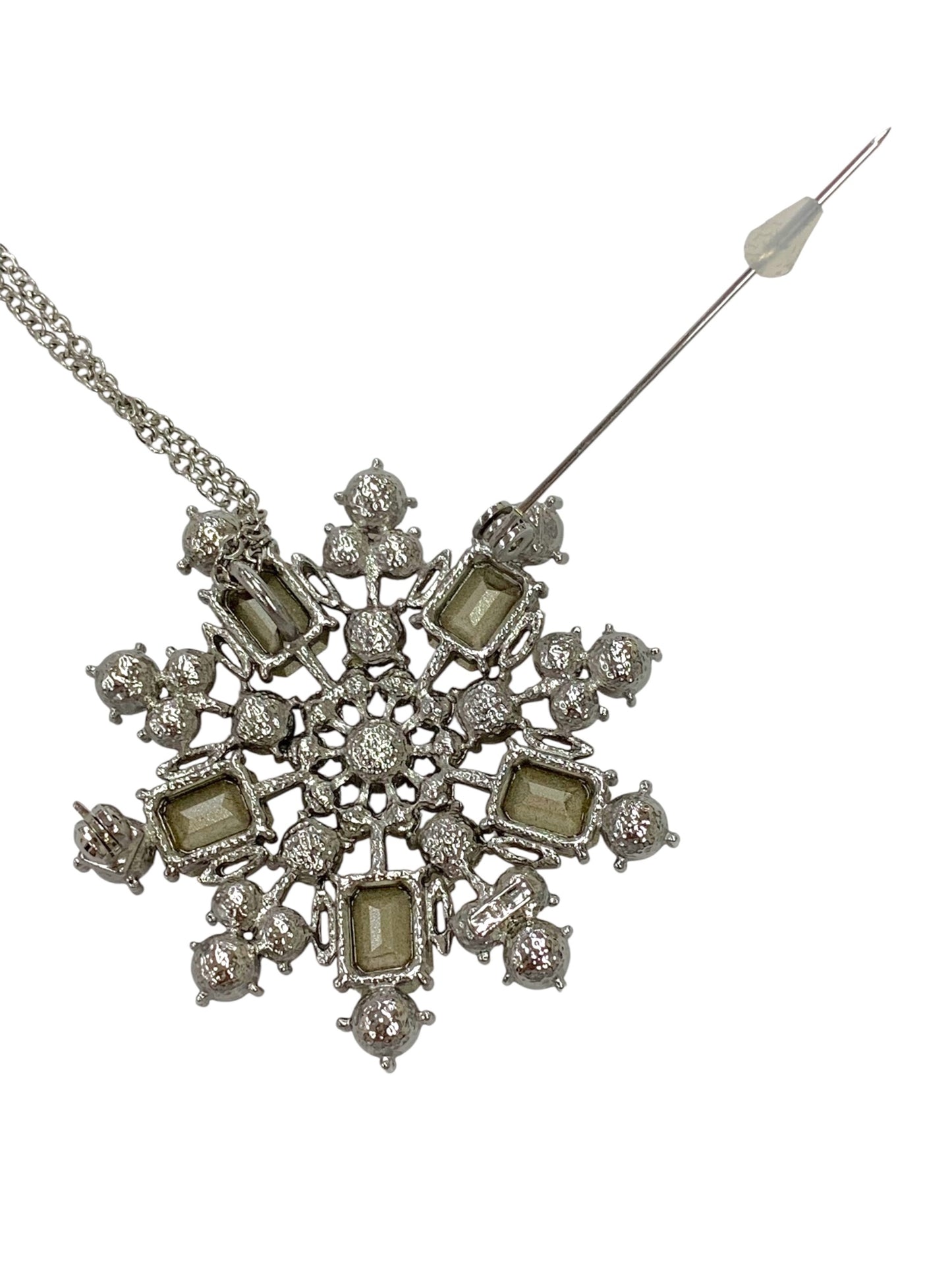 デイジーリン Power Stone Brooch & Necklace (Champagne Apricot) ペンダント ブローチ シルバー 2way ストーン パール ITTZFSBSWDVW