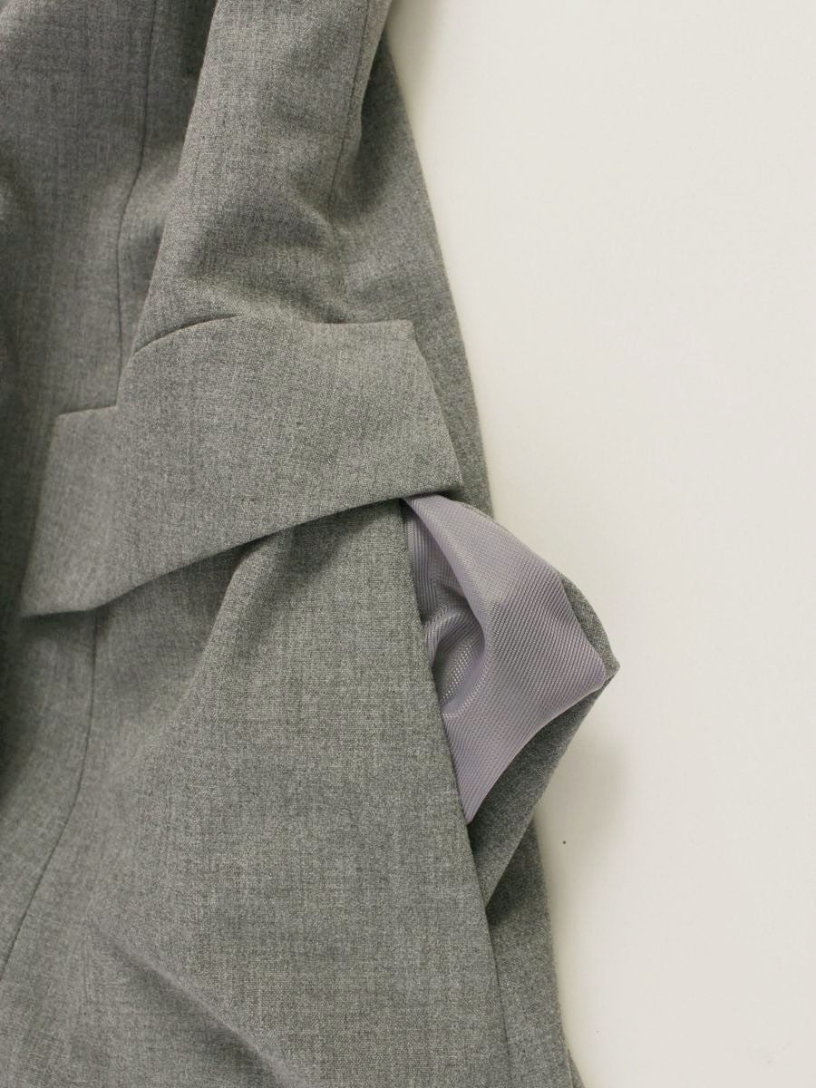 フォクシーニューヨーク ジャケット タキシード 33175 40 グレー ITA9SL7NPE1C