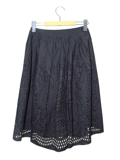 トゥービーシック W5S15-781-09 スカート 40 ブラック フレア ITKTX0NER8TM 【SALE】