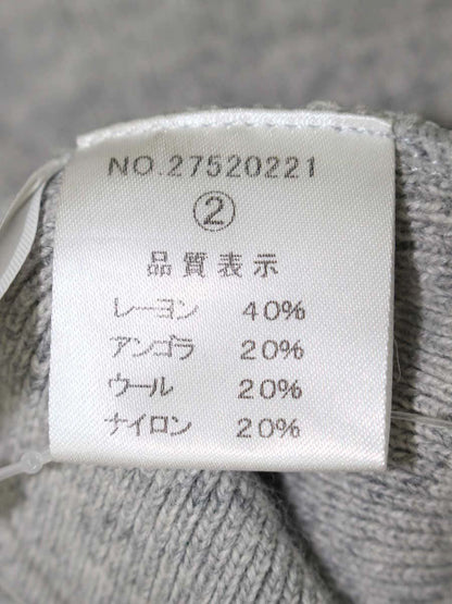 エリザ 27520221 ニットトップス 2 グレー タートルネック ITN90HS484I8