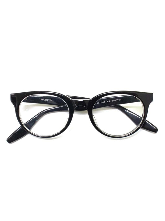 バートンペレイラ ROYSTON メガネ 眼鏡 ブラック セルフレーム フルリム ウェリントン ITZCXPYNODCU 【SALE】