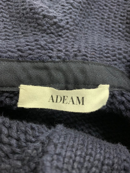 アディアム Adeam x Carolyn Murphy Sora Hoodie 43081 パーカー S ネイビー ニット ITHXX1L9PJXY