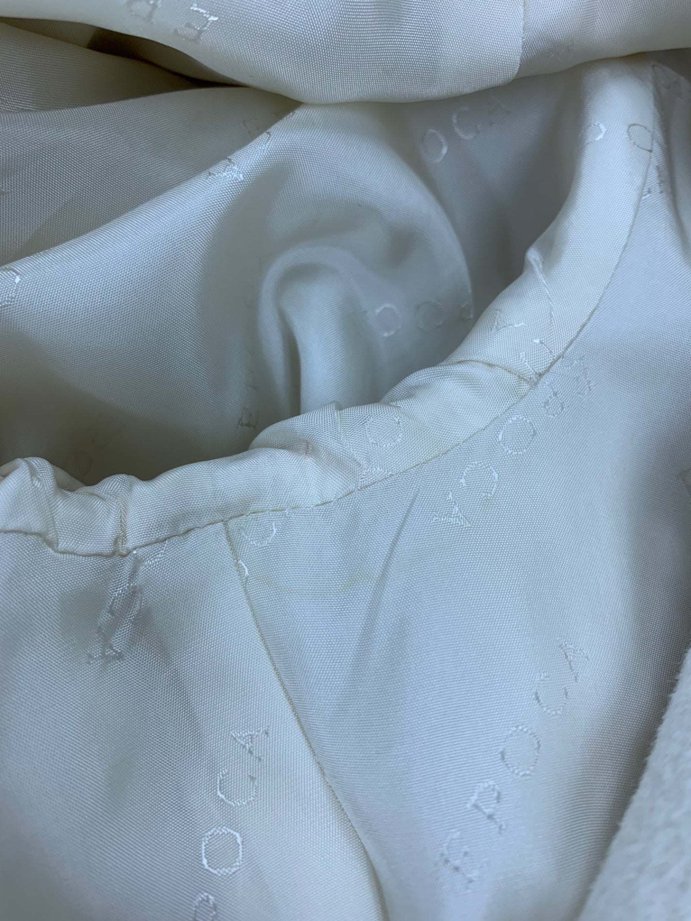 エポカ KN112-471-01 コート 40 アイボリー アンゴラ ウール カシミヤ ラクーンファー ITUM0MH42N4O