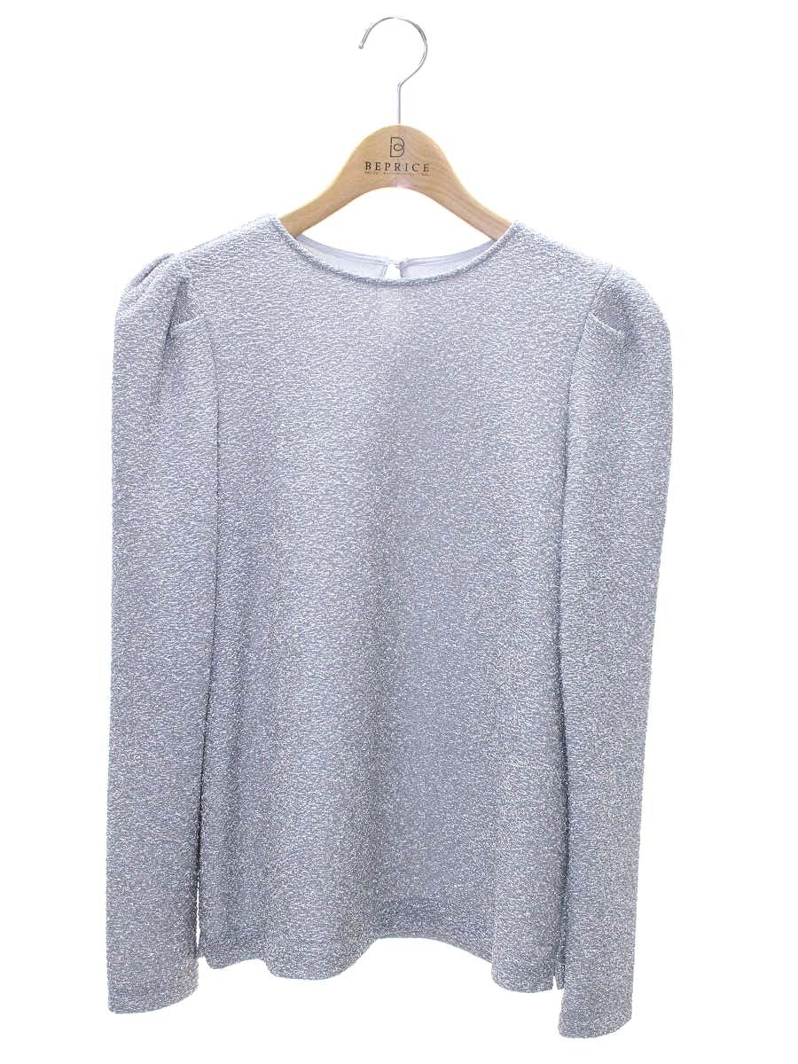 アナイ シャイニージャージークルー プルオーバー 102518-15-010-90-380 38 シルバー Holiday Collection 2024 IT4C9BTHU7FR