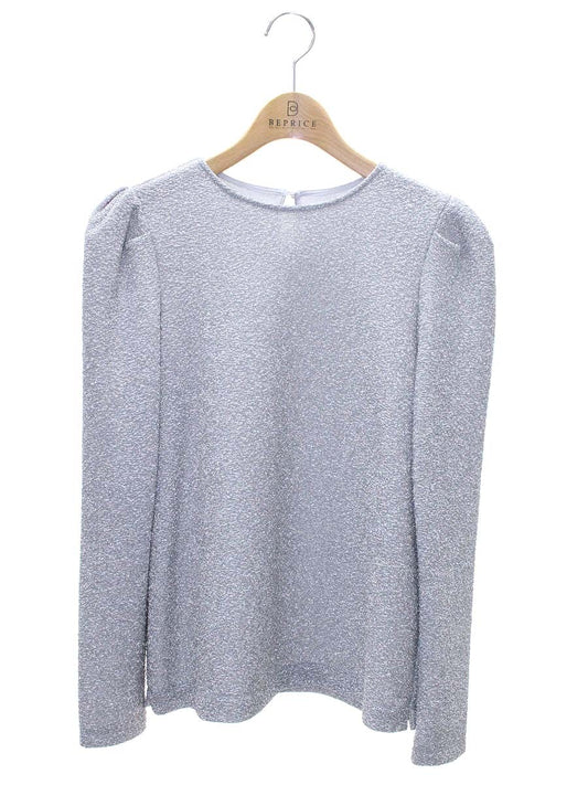 アナイ シャイニージャージークルー プルオーバー 102518-15-010-90-380 38 シルバー Holiday Collection 2024 IT4C9BTHU7FR