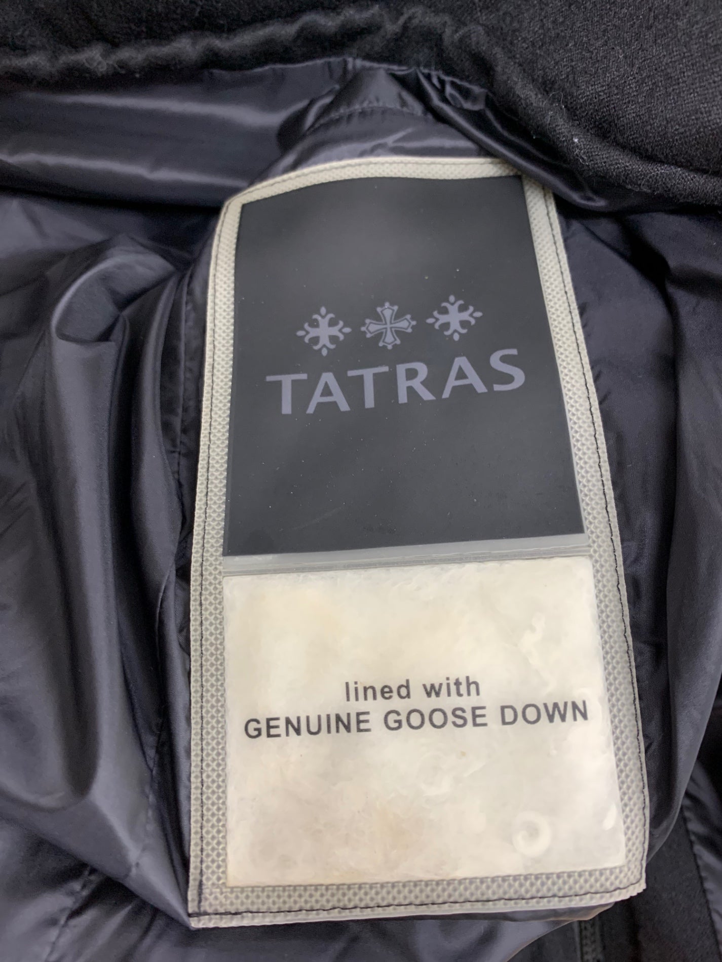 タトラス LAVIANA LTA19A4571 ロングダウンコート 04 ブラック ファー IT3VS0WVXS8G