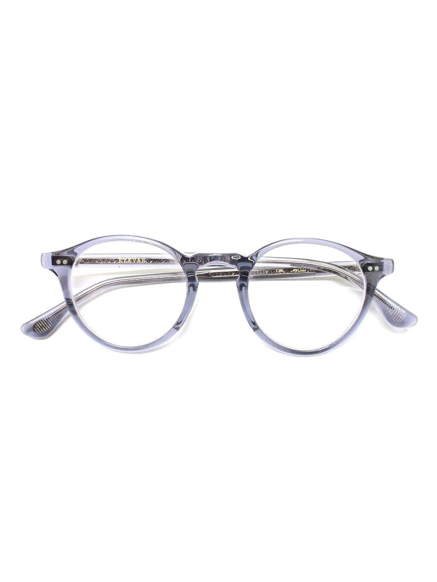 アイヴァン Kelly メガネ クラシックブルー CBL スケルトン セルフレーム フルリム ボストン IT6DAHV3LYL8 【SALE】