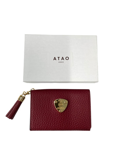 アタオ チャオ名刺入れ ワイン IT9UOP60U29C