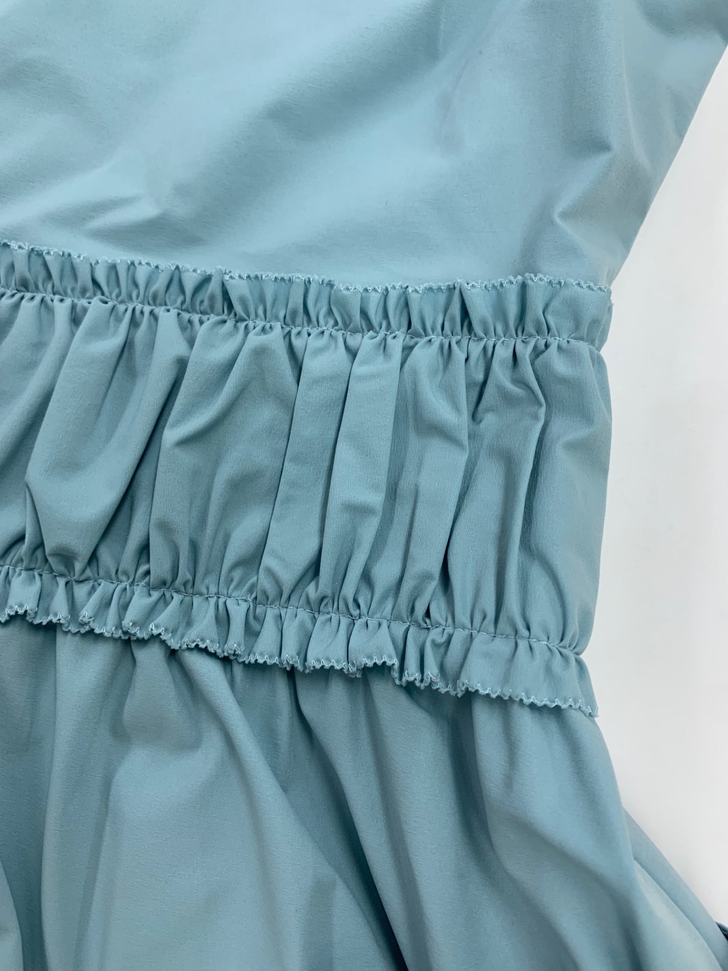 ルネ 6426160 ワンピース 36 ブルー ギャザー ITW71A3E2R20 【SALE】