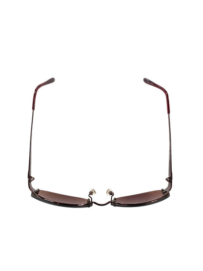 ソニアリキエル 66-0101 サングラス ワインレッド メタルフレーム ハーフリム オーバル ITG0QVNOVPT7