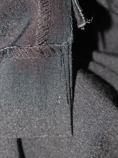 エムズグレイシー 216105 パンツ 36 ブラック リボン パールモチーフ ITC36OUJ6PY6