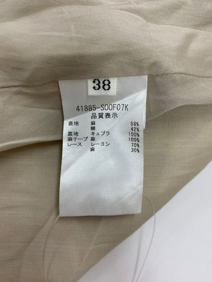 フォクシーブティック Dress Linen Wave 41885 ワンピース 38 ベージュ IT31JU6PGS18