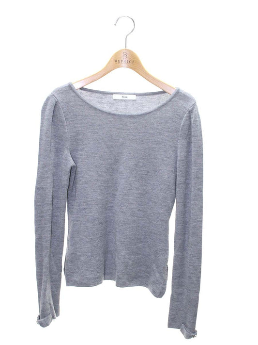 ルネ 6932580 ニット セーター 34 グレー ウール ITZDXTE9C900