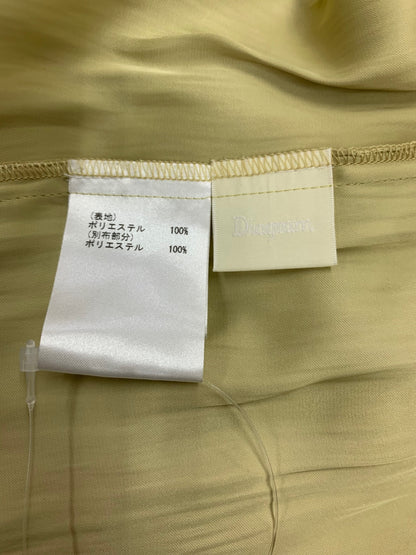 ダイアグラム 03241 ワンピース 36 イエロー 光沢 ギャザー ITF2BRD6FIO0